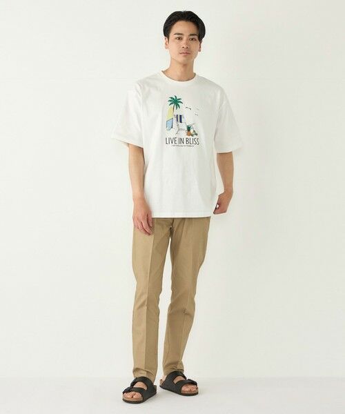 SHIPS / シップス Tシャツ | SHIPS Colors:パッチワーク & 刺繍 Tシャツ | 詳細3