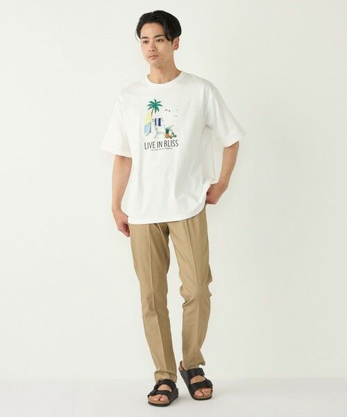 SHIPS / シップス Tシャツ | SHIPS Colors:パッチワーク & 刺繍 Tシャツ | 詳細8