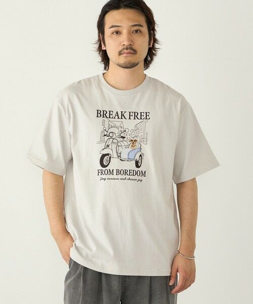 SHIPS / シップス Tシャツ | SHIPS Colors:パッチワーク & 刺繍 Tシャツ | 詳細13