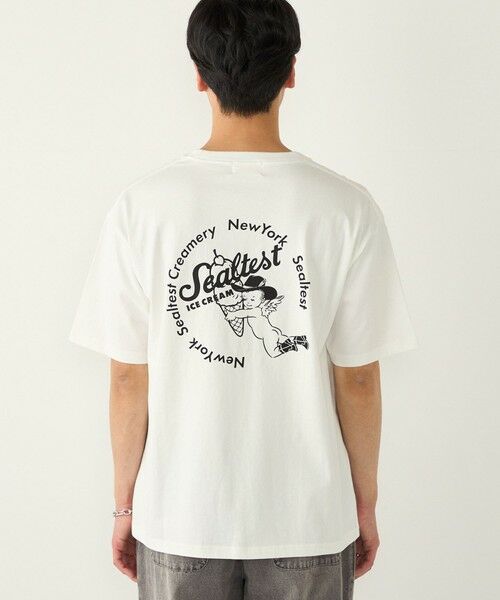 SHIPS / シップス Tシャツ | SHIPS Colors:Sealtest(R) ICE CREAM プリント フェード Tシャツ | 詳細10