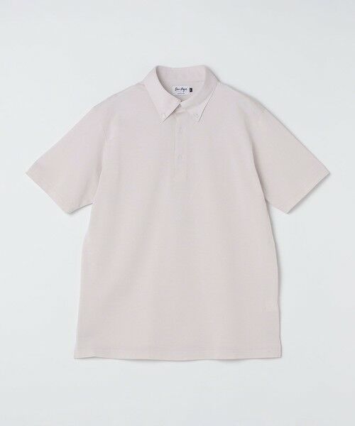 SHIPS / シップス ポロシャツ | 《予約》SHIPS Colors:〈消臭〉Deo-Papi(R) カノコ ボタンダウン ポロシャツ◆（ライトグレー）