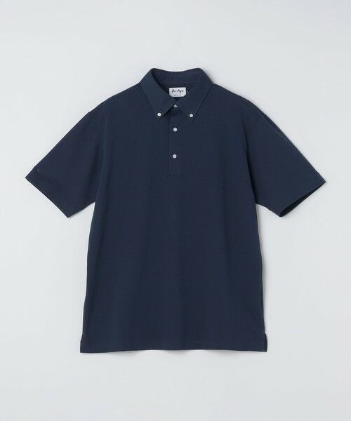 SHIPS / シップス ポロシャツ | 《予約》SHIPS Colors:〈消臭〉Deo-Papi(R) カノコ ボタンダウン ポロシャツ◆（ダークブルー）