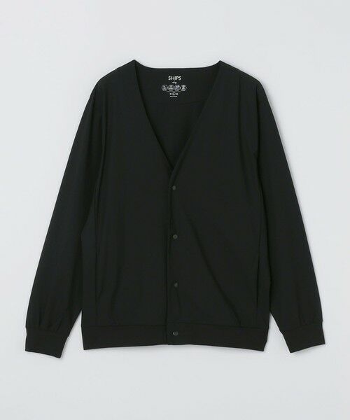SHIPS / シップス カーディガン・ボレロ | SHIPS Colors:〈UVカット・接触冷感・吸水速乾〉 クールタッチ カーディガン（ブラック）