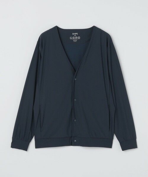 SHIPS / シップス カーディガン・ボレロ | SHIPS Colors:〈UVカット・接触冷感・吸水速乾〉 クールタッチ カーディガン（ネイビー）