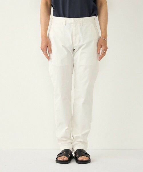 SHIPS / シップス チノ・ワークパンツ | 《予約》SHIPS Colors:〈洗濯機可能〉テーパード ストレッチ ライト チノパンツ◆ | 詳細4