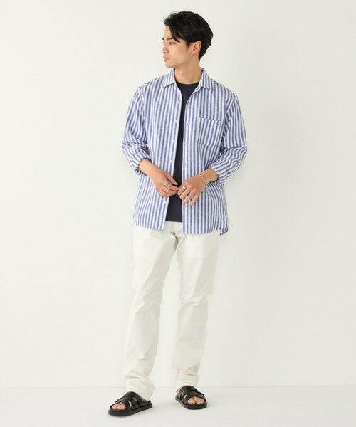 SHIPS / シップス チノ・ワークパンツ | 《予約》SHIPS Colors:〈洗濯機可能〉テーパード ストレッチ ライト チノパンツ◆ | 詳細7