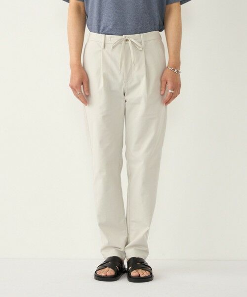 SHIPS / シップス チノ・ワークパンツ | 《予約》SHIPS Colors:〈洗濯機可能〉ストレッチ ジャージー ライト チノパンツ◆ | 詳細4