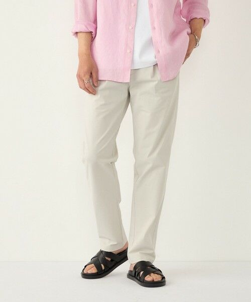 SHIPS / シップス チノ・ワークパンツ | 《予約》SHIPS Colors:〈洗濯機可能〉ストレッチ ジャージー ライト チノパンツ◆ | 詳細9