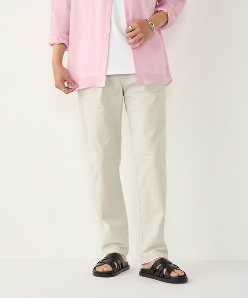SHIPS / シップス チノ・ワークパンツ | 《予約》SHIPS Colors:〈洗濯機可能〉ストレッチ ジャージー ライト チノパンツ◆ | 詳細10
