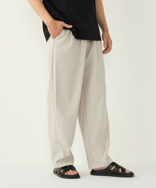 SHIPS / シップス その他パンツ | 《新色予約》SHIPS Colors:〈吸水速乾・洗濯機可能〉2WAY ストレッチ ワイド パンツ◇ | 詳細8