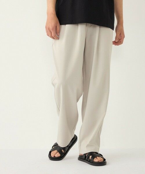 SHIPS / シップス その他パンツ | 《予約》SHIPS Colors:〈吸水速乾・洗濯機可能〉2WAY ストレッチ ワイド パンツ◆（ライトグレー）