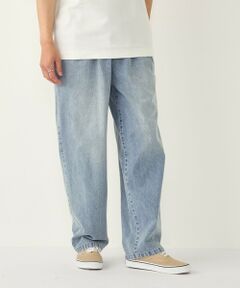 SHIPS / シップス デニムパンツ | 《予約》SHIPS Colors:〈洗濯機可能〉ライト デニム ワイド テーパード パンツ◆