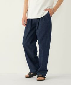 SHIPS / シップス デニムパンツ | 《予約》SHIPS Colors:〈洗濯機可能〉ライト デニム ワイド テーパード パンツ◆