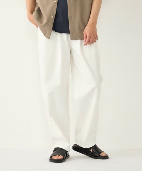 SHIPS / シップス デニムパンツ | 《予約》SHIPS Colors:〈洗濯機可能〉ライト デニム ワイド テーパード パンツ◆ | 詳細5