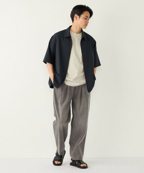 SHIPS / シップス デニムパンツ | 《予約》SHIPS Colors:〈洗濯機可能〉ライト デニム ワイド テーパード パンツ◆ | 詳細22