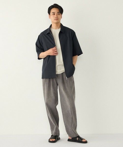 SHIPS / シップス デニムパンツ | 《予約》SHIPS Colors:〈洗濯機可能〉ライト デニム ワイド テーパード パンツ◆ | 詳細25