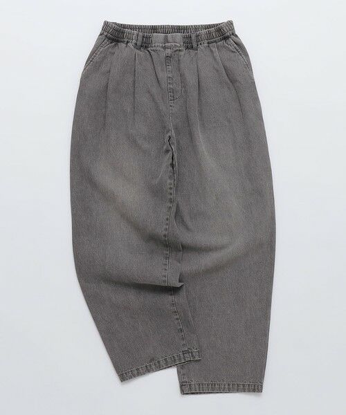 SHIPS / シップス デニムパンツ | 《予約》SHIPS Colors:〈洗濯機可能〉ライト デニム ワイド テーパード パンツ◆ | 詳細9