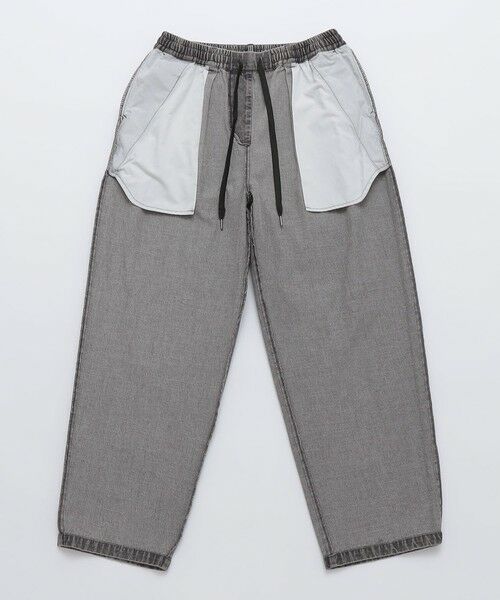 SHIPS / シップス デニムパンツ | 《予約》SHIPS Colors:〈洗濯機可能〉ライト デニム ワイド テーパード パンツ◆ | 詳細11