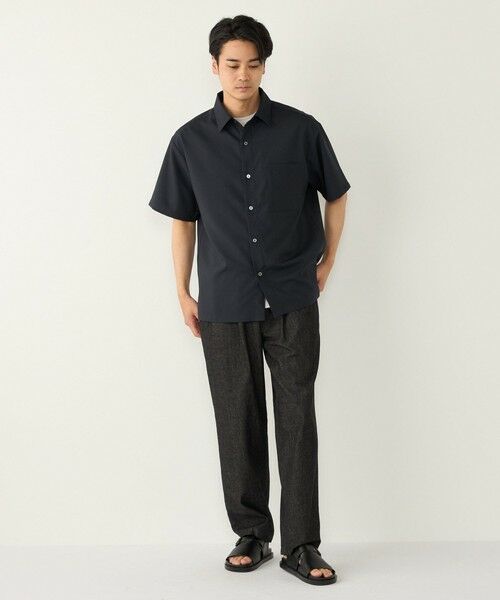 SHIPS / シップス デニムパンツ | 《予約》SHIPS Colors:〈洗濯機可能〉ライト デニム ワイド テーパード パンツ◆ | 詳細30