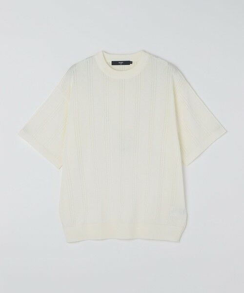 SHIPS / シップス ニット・セーター | 《予約》【WEB限定】SHIPS Colors:〈手洗い可能〉リネンタッチ 針抜き ニット◆ | 詳細1