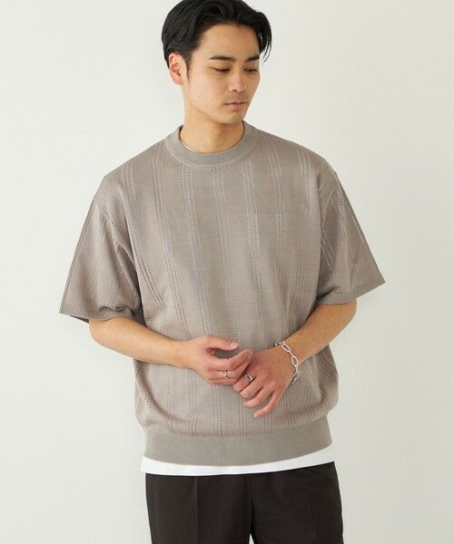 SHIPS / シップス ニット・セーター | 《予約》【WEB限定】SHIPS Colors:〈手洗い可能〉リネンタッチ 針抜き ニット◆ | 詳細20