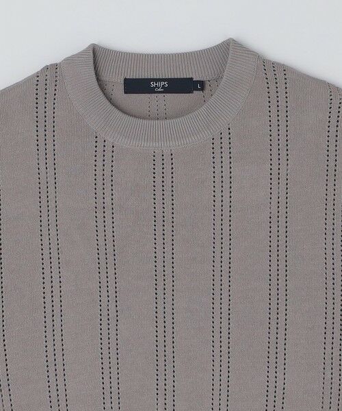 SHIPS / シップス ニット・セーター | 《予約》【WEB限定】SHIPS Colors:〈手洗い可能〉リネンタッチ 針抜き ニット◆ | 詳細10