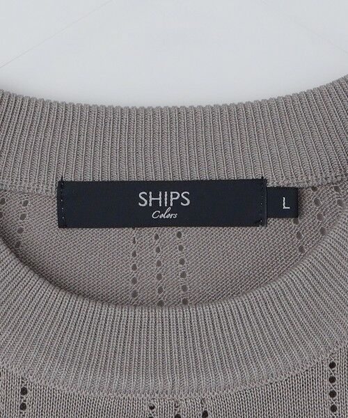 SHIPS / シップス ニット・セーター | 《予約》【WEB限定】SHIPS Colors:〈手洗い可能〉リネンタッチ 針抜き ニット◆ | 詳細13