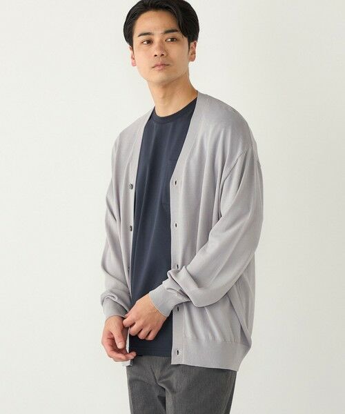 SHIPS / シップス カーディガン・ボレロ | 《予約》【WEB限定】SHIPS Colors:〈接触冷感・洗濯機可能〉ライト カーディガン◆ | 詳細4