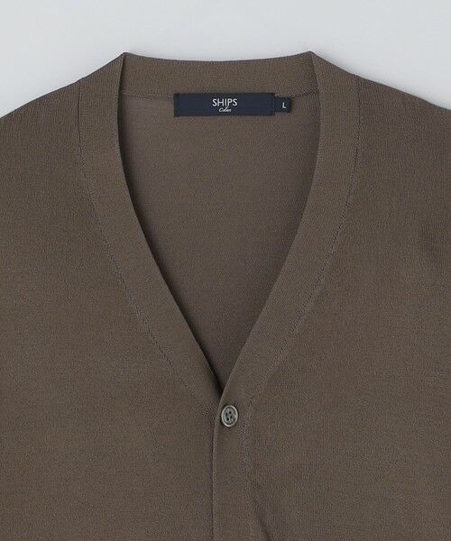 SHIPS / シップス カーディガン・ボレロ | 《予約》【WEB限定】SHIPS Colors:〈接触冷感・洗濯機可能〉ライト カーディガン◆ | 詳細10