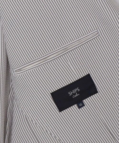 SHIPS / シップス テーラードジャケット | 《予約》SHIPS Colors:〈洗濯機可能〉ファブリーズ シアサッカー ジャケット◆ | 詳細9
