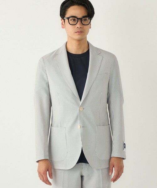 SHIPS / シップス テーラードジャケット | 《予約》SHIPS Colors:〈洗濯機可能〉ファブリーズ シアサッカー ジャケット◆ | 詳細11