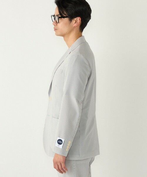 SHIPS / シップス テーラードジャケット | 《予約》SHIPS Colors:〈洗濯機可能〉ファブリーズ シアサッカー ジャケット◆ | 詳細12