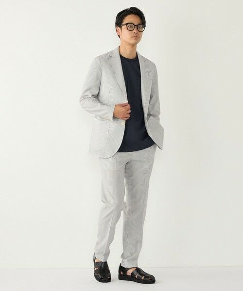 SHIPS / シップス テーラードジャケット | 《予約》SHIPS Colors:〈洗濯機可能〉ファブリーズ シアサッカー ジャケット◆ | 詳細17