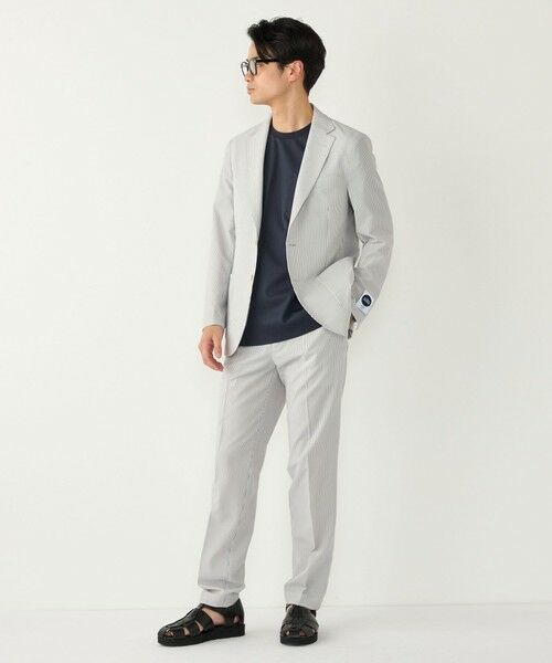 SHIPS / シップス テーラードジャケット | 《予約》SHIPS Colors:〈洗濯機可能〉ファブリーズ シアサッカー ジャケット◆ | 詳細18