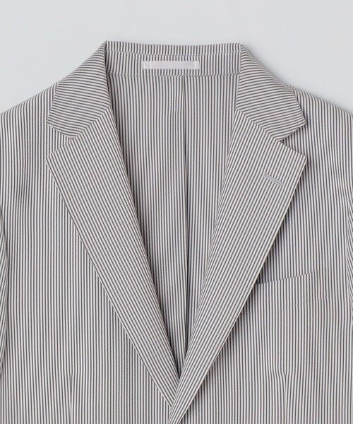 SHIPS / シップス テーラードジャケット | 《予約》SHIPS Colors:〈洗濯機可能〉ファブリーズ シアサッカー ジャケット◆ | 詳細5