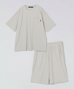 SHIPS / シップス Tシャツ | 《予約》【WEB限定】SHIPS Colors:〈接触冷感〉カノコ Tシャツ ＆ ショーツ セット◆