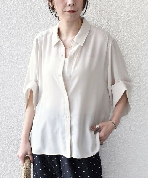 SHIPS / シップス シャツ・ブラウス | SHIPS Colors:〈手洗い可能〉2WAY スリーブ シャツ | 詳細5