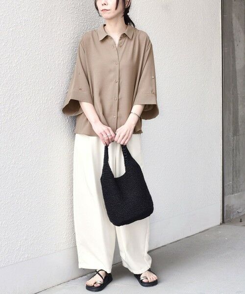 SHIPS / シップス シャツ・ブラウス | SHIPS Colors:〈手洗い可能〉2WAY スリーブ シャツ | 詳細19