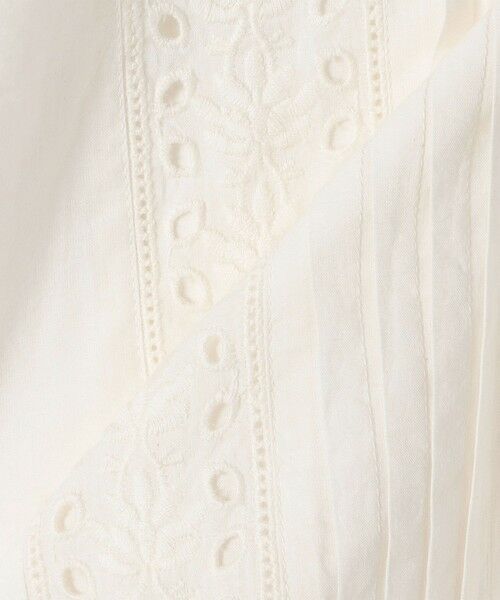 SHIPS / シップス シャツ・ブラウス | 《予約》SHIPS Colors:〈手洗い可能〉エンブロイダリー レース フレンチスリーブ シャツ◆ | 詳細1