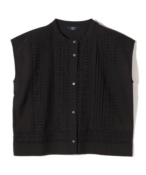 SHIPS / シップス シャツ・ブラウス | 《予約》SHIPS Colors:〈手洗い可能〉エンブロイダリー レース フレンチスリーブ シャツ◆ | 詳細2