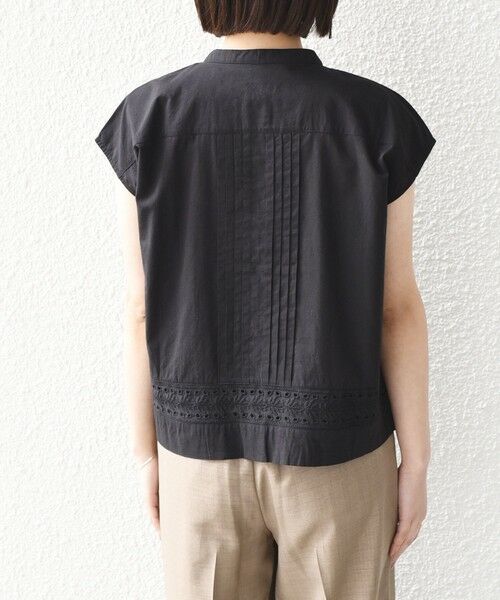 SHIPS / シップス シャツ・ブラウス | 《予約》SHIPS Colors:〈手洗い可能〉エンブロイダリー レース フレンチスリーブ シャツ◆ | 詳細11