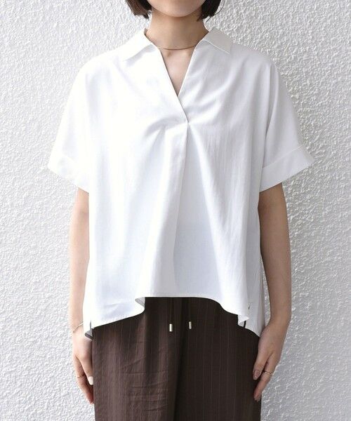 SHIPS / シップス シャツ・ブラウス | 《予約》SHIPS Colors:〈汗染み軽減・吸水速乾〉ASSET(TM) スキッパー シャツ◆ | 詳細3