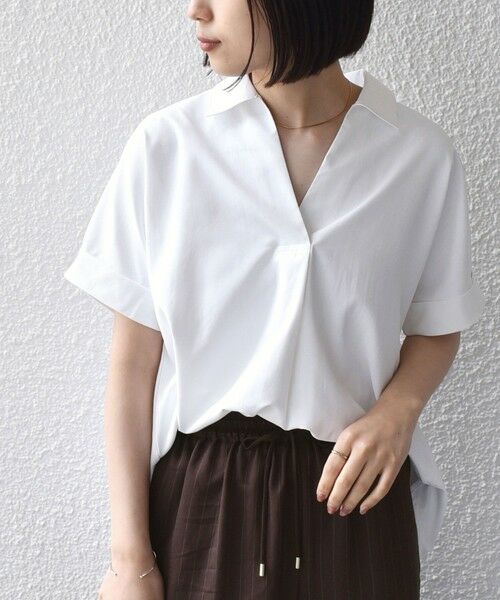 SHIPS / シップス シャツ・ブラウス | 《予約》SHIPS Colors:〈汗染み軽減・吸水速乾〉ASSET(TM) スキッパー シャツ◆ | 詳細8