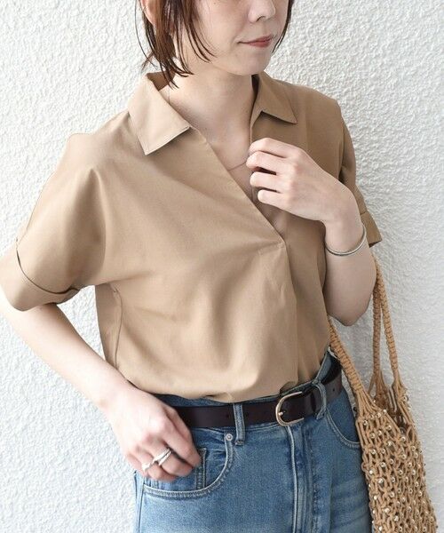 SHIPS / シップス シャツ・ブラウス | 《予約》SHIPS Colors:〈汗染み軽減・吸水速乾〉ASSET(TM) スキッパー シャツ◆ | 詳細17