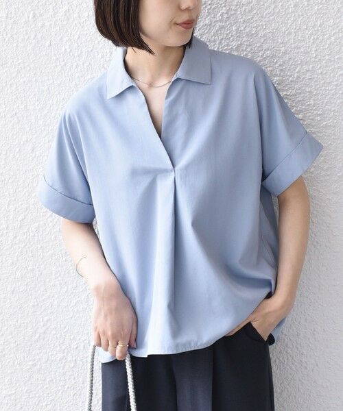 SHIPS / シップス シャツ・ブラウス | 《予約》SHIPS Colors:〈汗染み軽減・吸水速乾〉ASSET(TM) スキッパー シャツ◆ | 詳細28