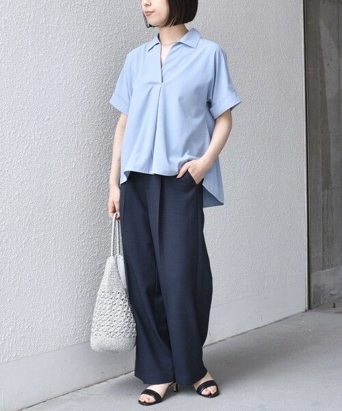 SHIPS / シップス シャツ・ブラウス | 《予約》SHIPS Colors:〈汗染み軽減・吸水速乾〉ASSET(TM) スキッパー シャツ◆ | 詳細30