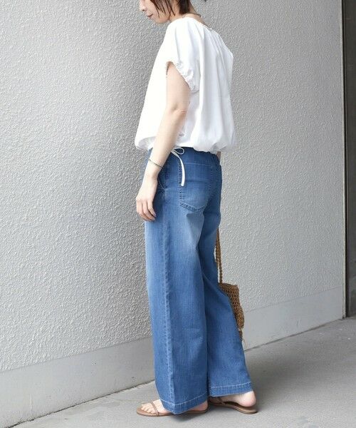 SHIPS / シップス シャツ・ブラウス | 《予約》SHIPS Colors:〈汗染み軽減・吸水速乾〉ASSET(TM) ギャザー ブラウス◆ | 詳細10