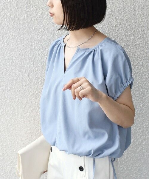 SHIPS / シップス シャツ・ブラウス | 《予約》SHIPS Colors:〈汗染み軽減・吸水速乾〉ASSET(TM) ギャザー ブラウス◆ | 詳細26