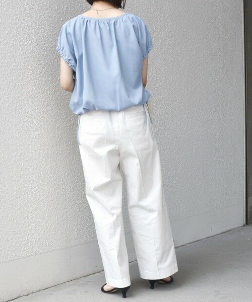 SHIPS / シップス シャツ・ブラウス | 《予約》SHIPS Colors:〈汗染み軽減・吸水速乾〉ASSET(TM) ギャザー ブラウス◆ | 詳細29