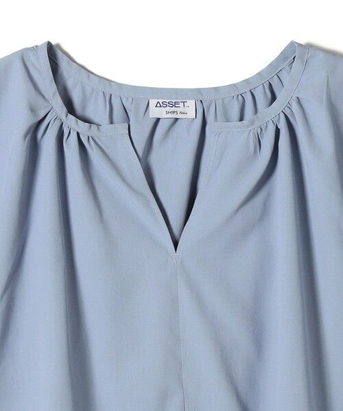 SHIPS / シップス シャツ・ブラウス | 《予約》SHIPS Colors:〈汗染み軽減・吸水速乾〉ASSET(TM) ギャザー ブラウス◆ | 詳細21